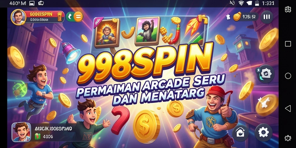Tampilan gameplay seru dan penuh warna di 988SPIN.