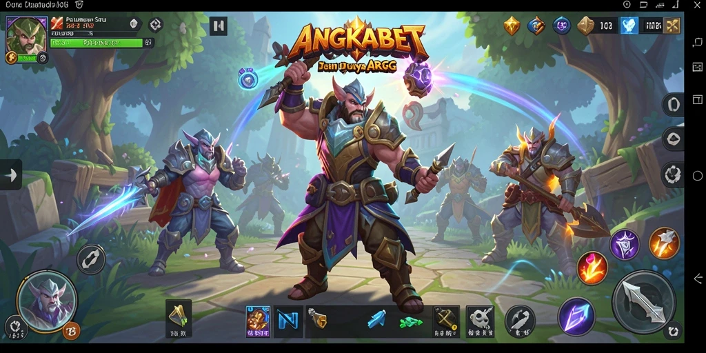 Tampilan gameplay seru dan menegangkan di ANGKABET yang penuh aksi.