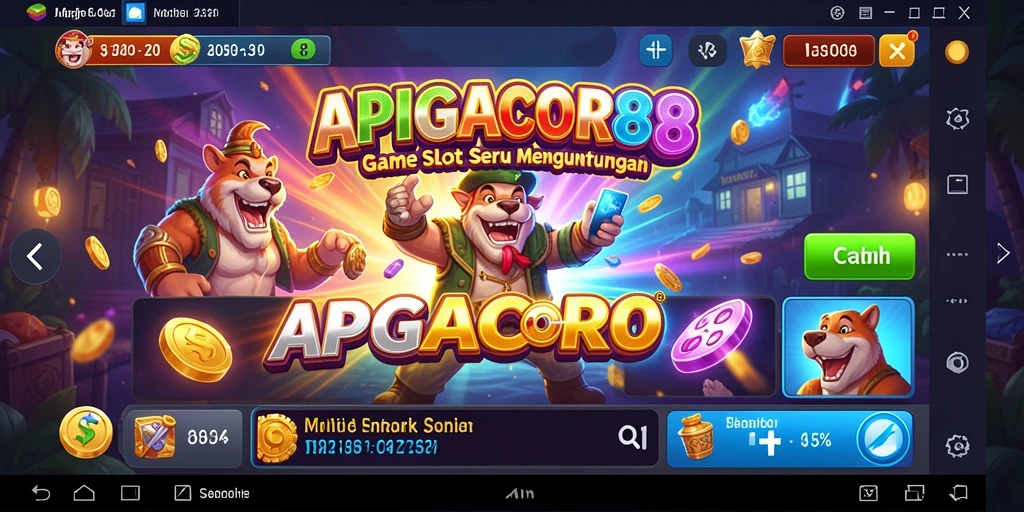 Tampilan gameplay seru dan mendebarkan di APIGACOR88.