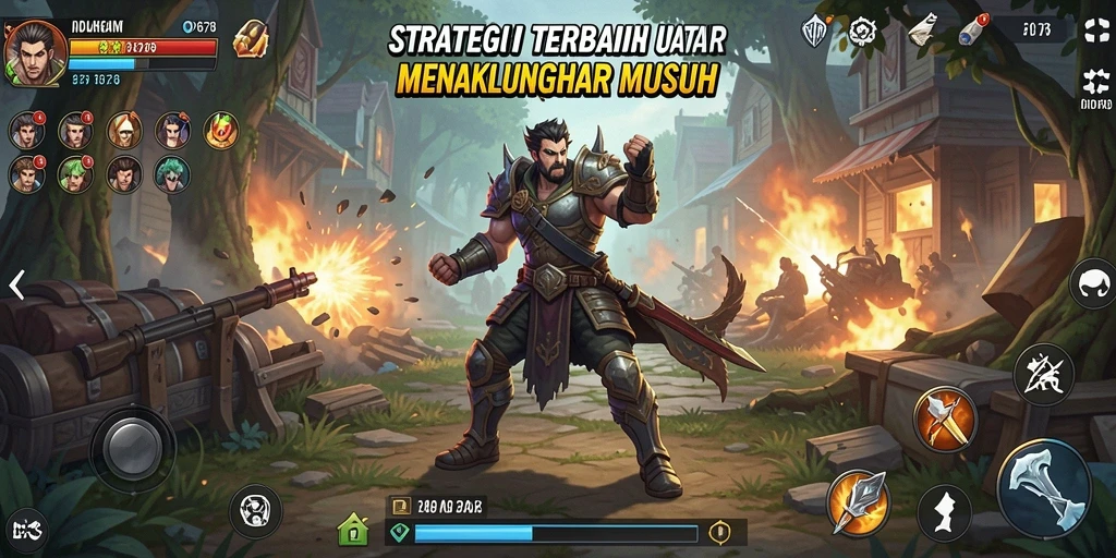 Screenshot ID678 menampilkan aksi seru dalam gameplay strategi.