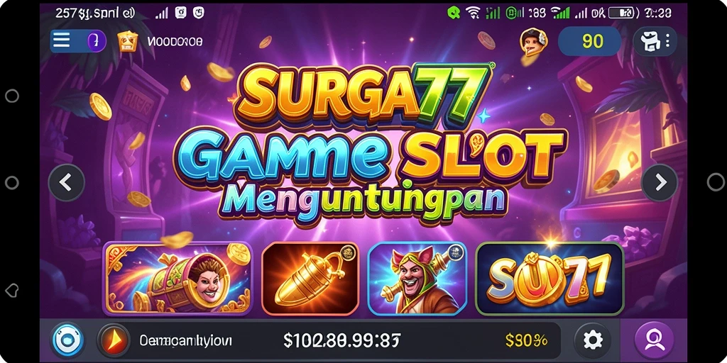Tampilan gameplay menarik dari SURGA77 dalam permainan Slot.