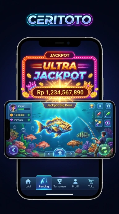 Pengguna sedang menjelajahi aplikasi di ceritoto.